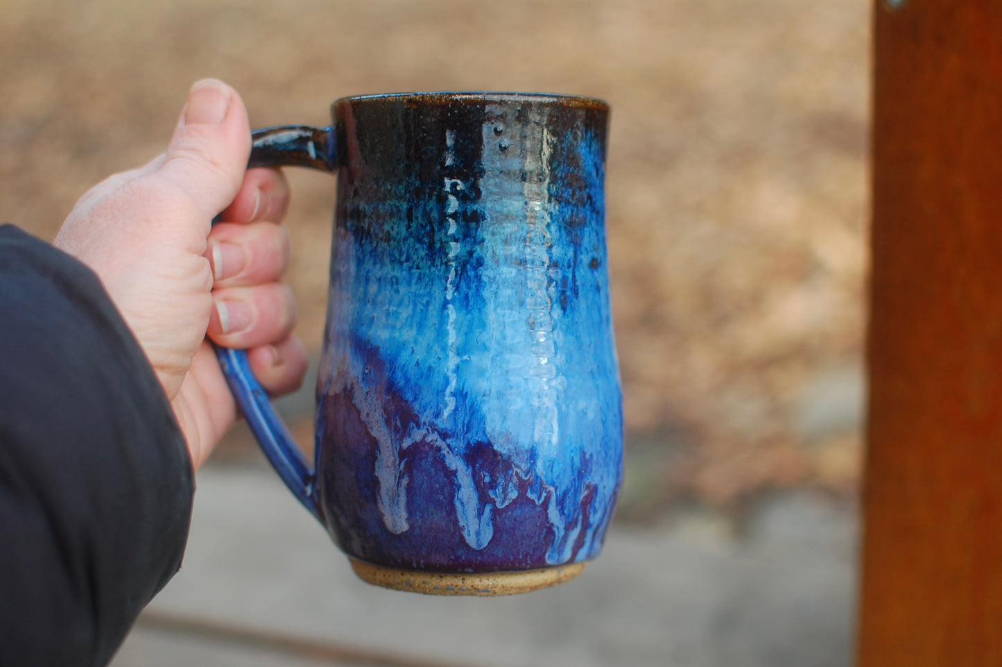SECOND Blue and Purple Mug - Handmade Pottery - Pottery Mugs - Ceramics - Handmade Ceramics