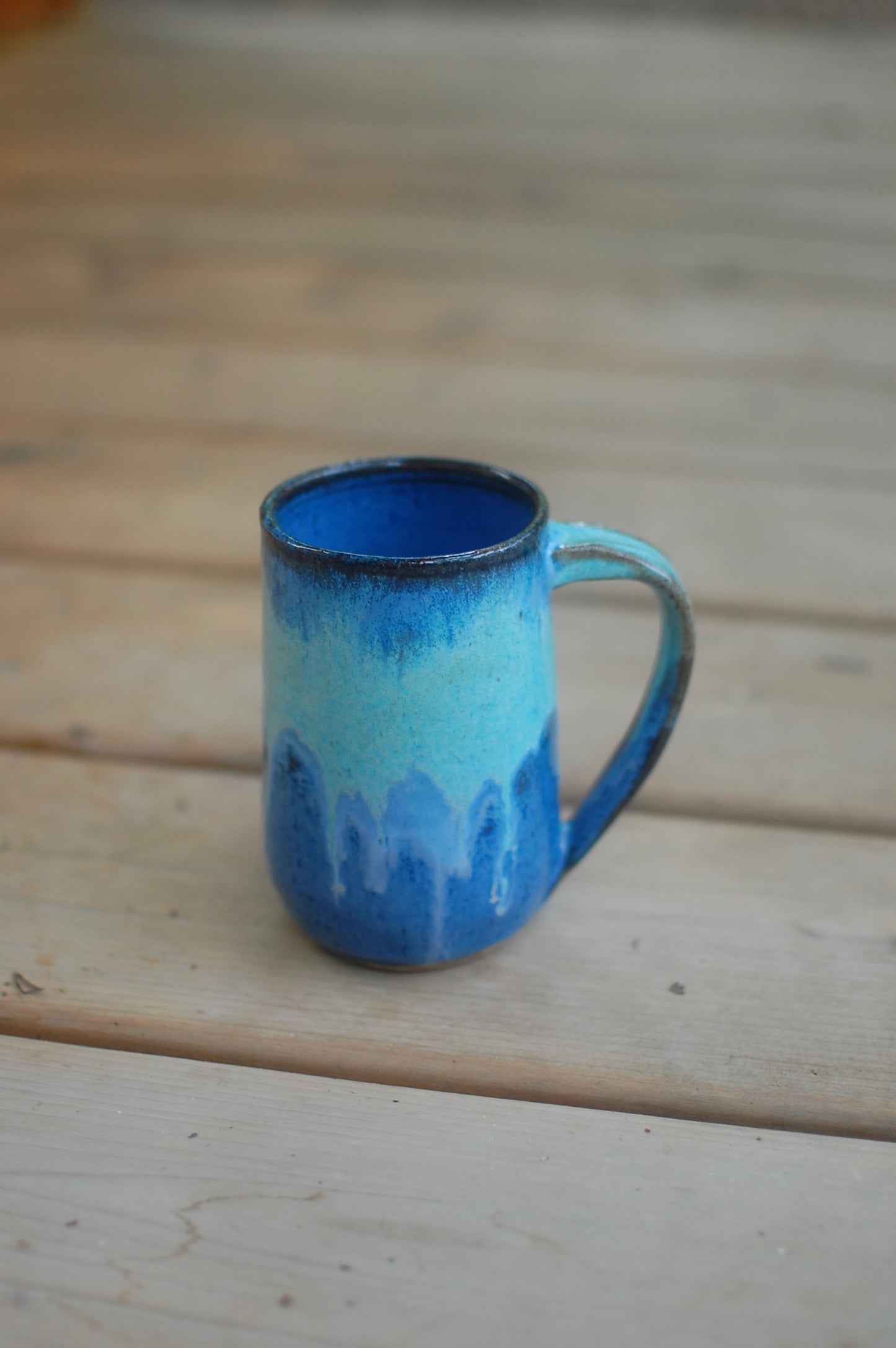 Two Blues Mug - Handmade Pottery - Pottery Mugs - Ceramics - Handmade Ceramics