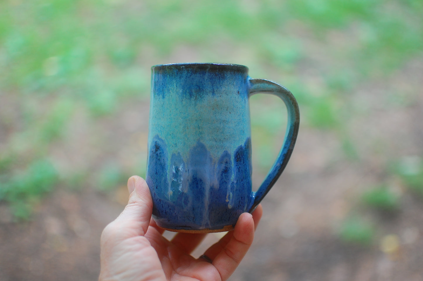 Two Blues Mug - Handmade Pottery - Pottery Mugs - Ceramics - Handmade Ceramics