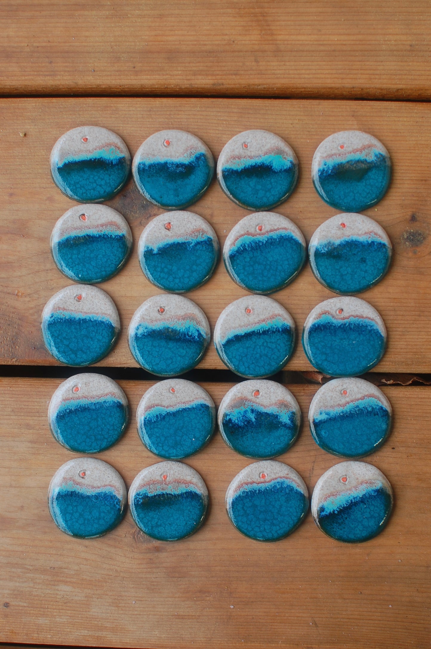 Seaside Magnets - Stocking Stuffer - Ceramic Magnets - Handmade Magnets - Neodymium - Stocking Stuffer