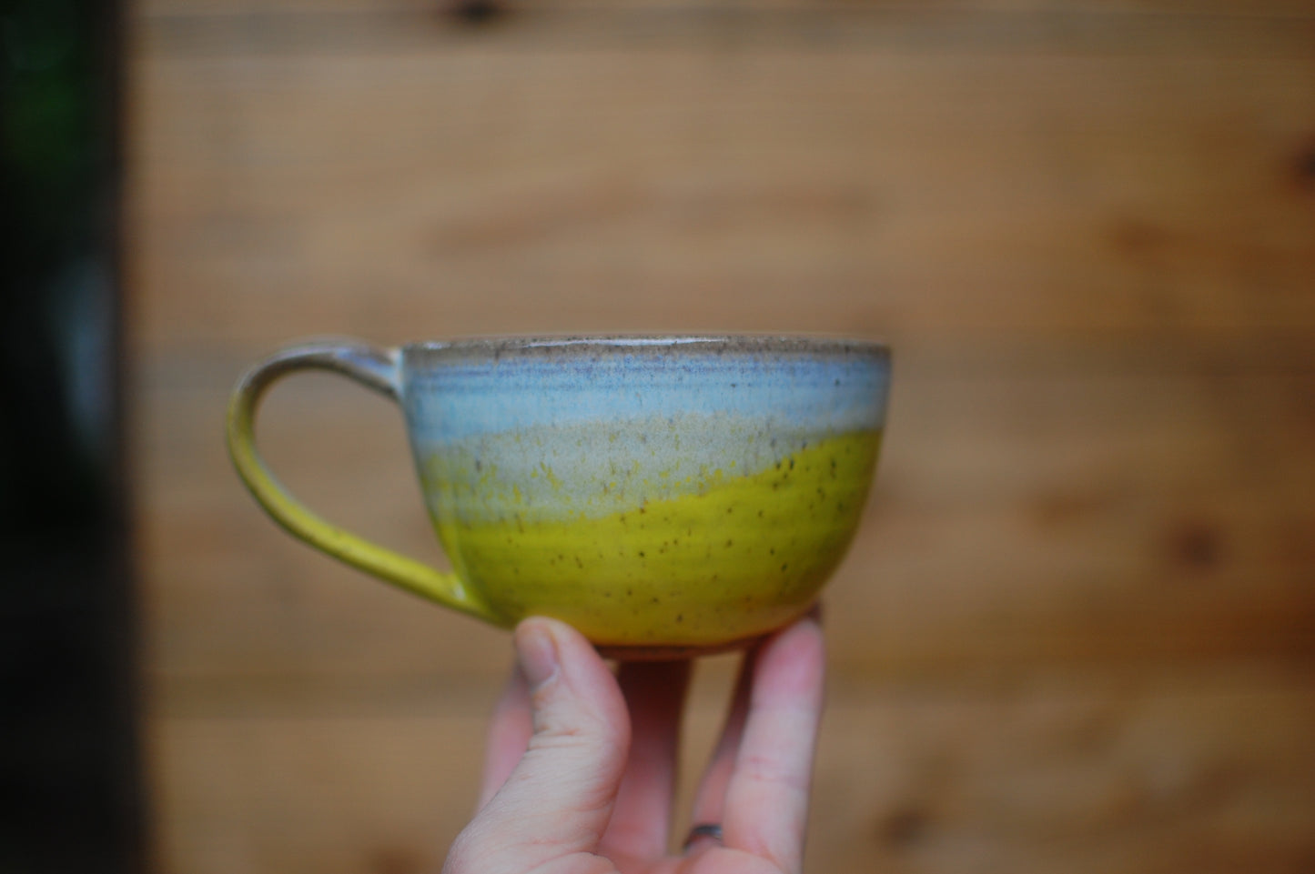 Yellow Cappuccino Mug - Handmade Pottery - Pottery Mugs - Ceramics - Handmade Ceramics