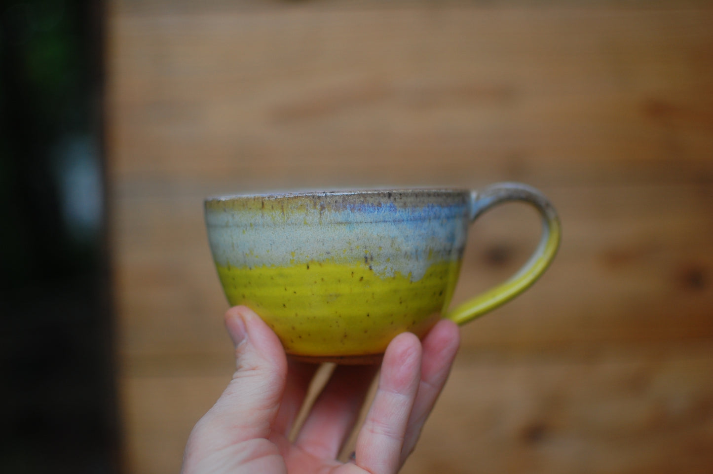 Yellow Cappuccino Mug - Handmade Pottery - Pottery Mugs - Ceramics - Handmade Ceramics