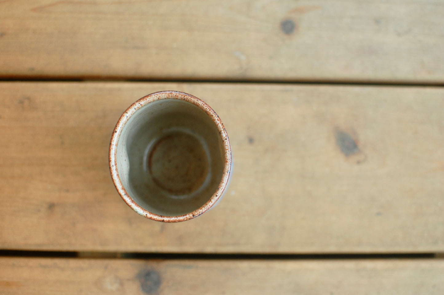 Turquoise/Blue Tumbler - Small Pottery Tumbler - Handleless Mug - Wheel-Thrown Mug - Handmade Mug - Coffee Mug