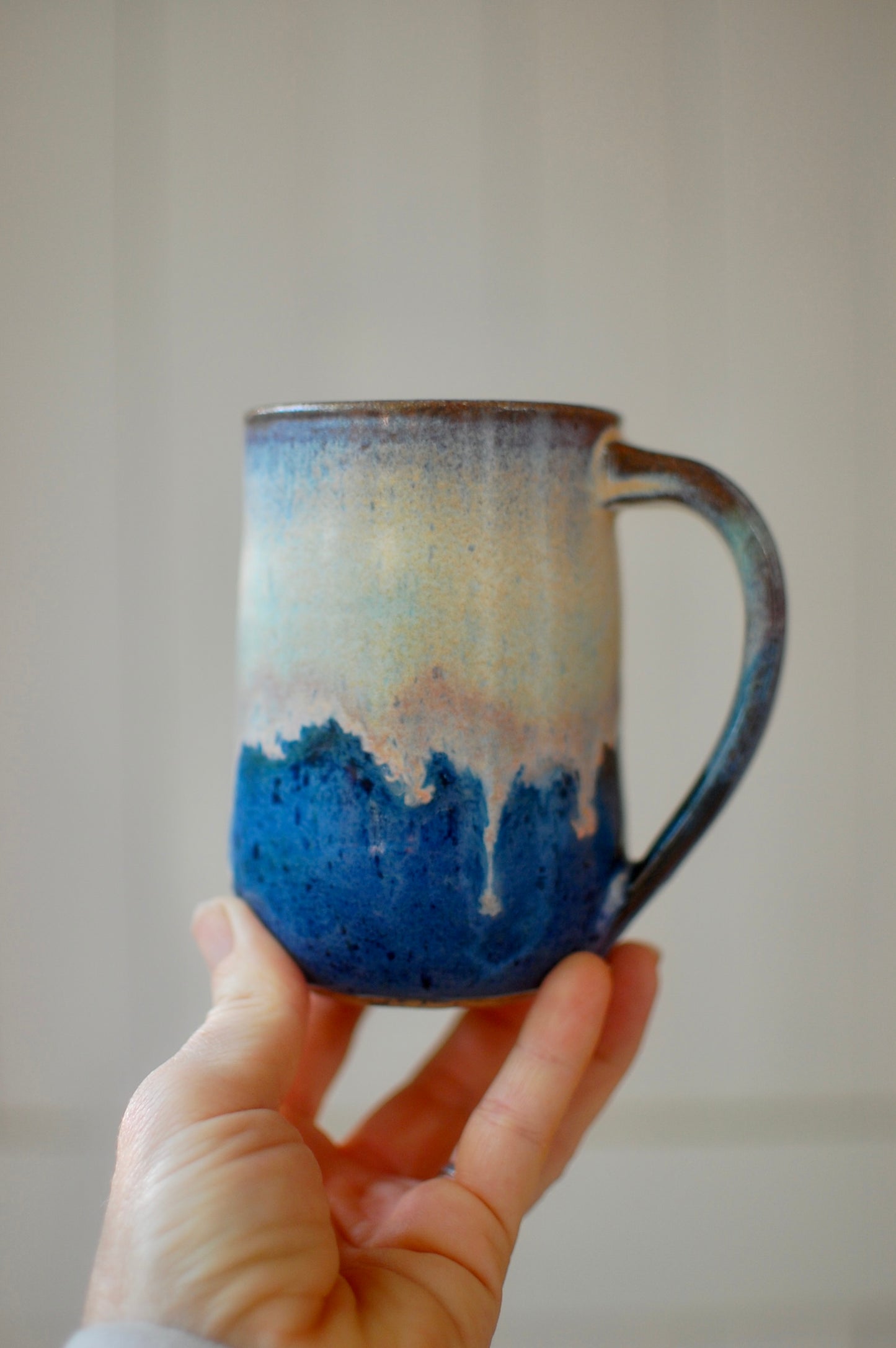 Blue Mug - Handmade Pottery - Pottery Mugs - Ceramics - Handmade Ceramics