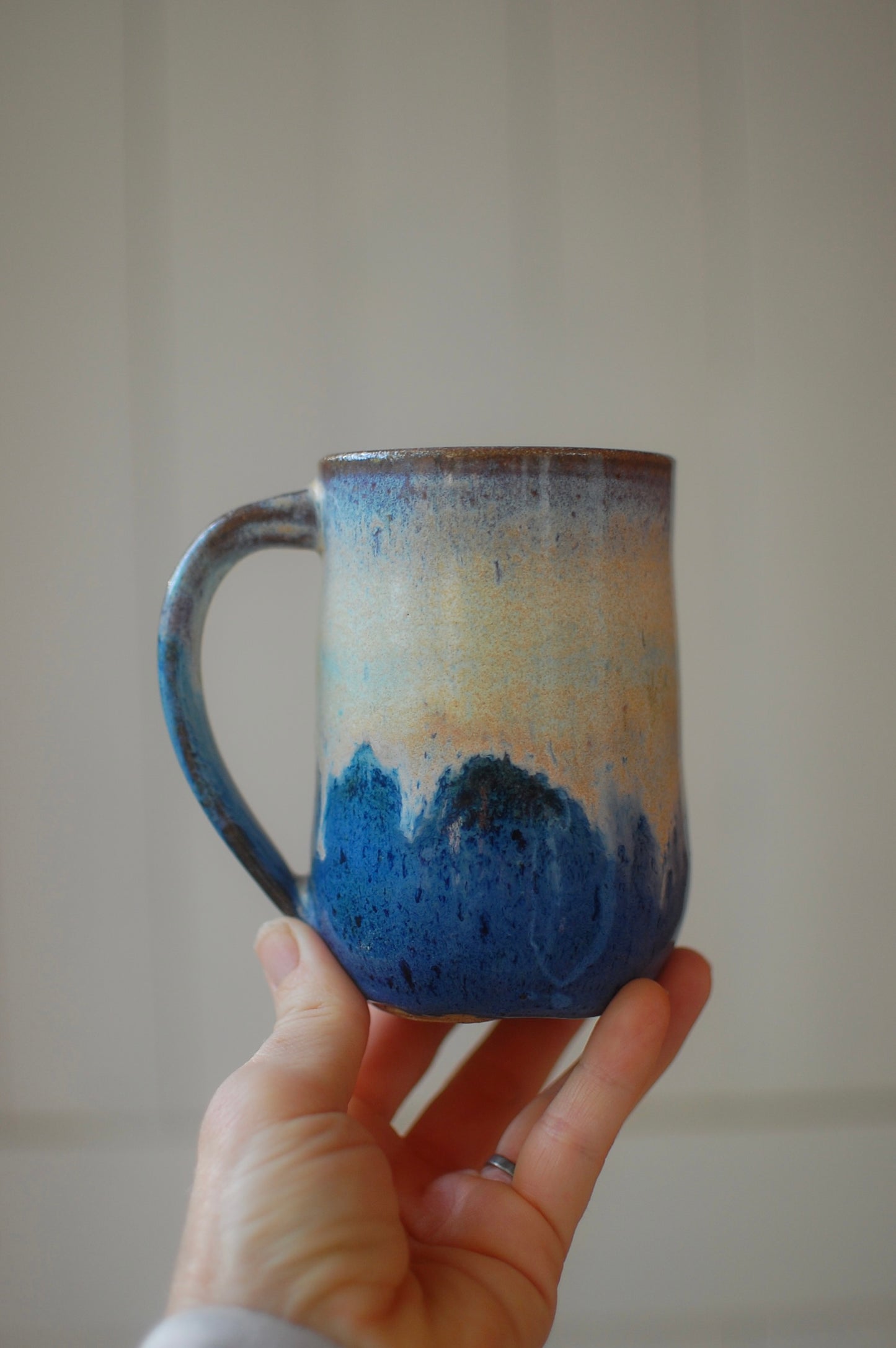 Blue Mug - Handmade Pottery - Pottery Mugs - Ceramics - Handmade Ceramics