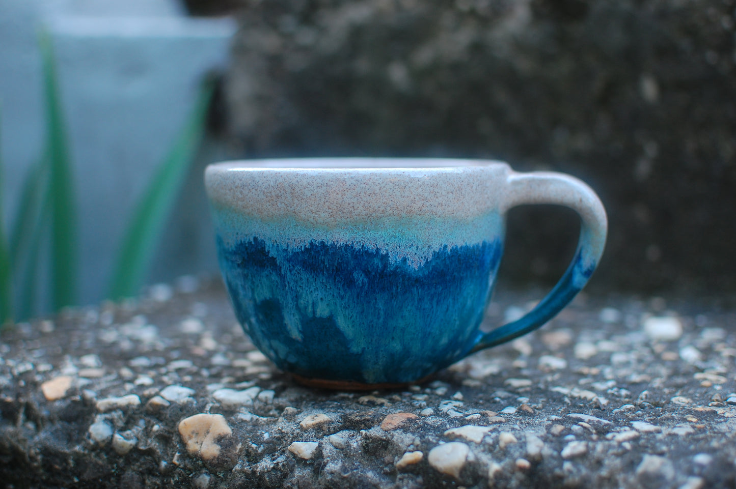 Seaside Latte Bowl - Soup Bowl With Handle - Handmade Pottery - Pottery Mugs - Ceramics - Handmade Ceramics