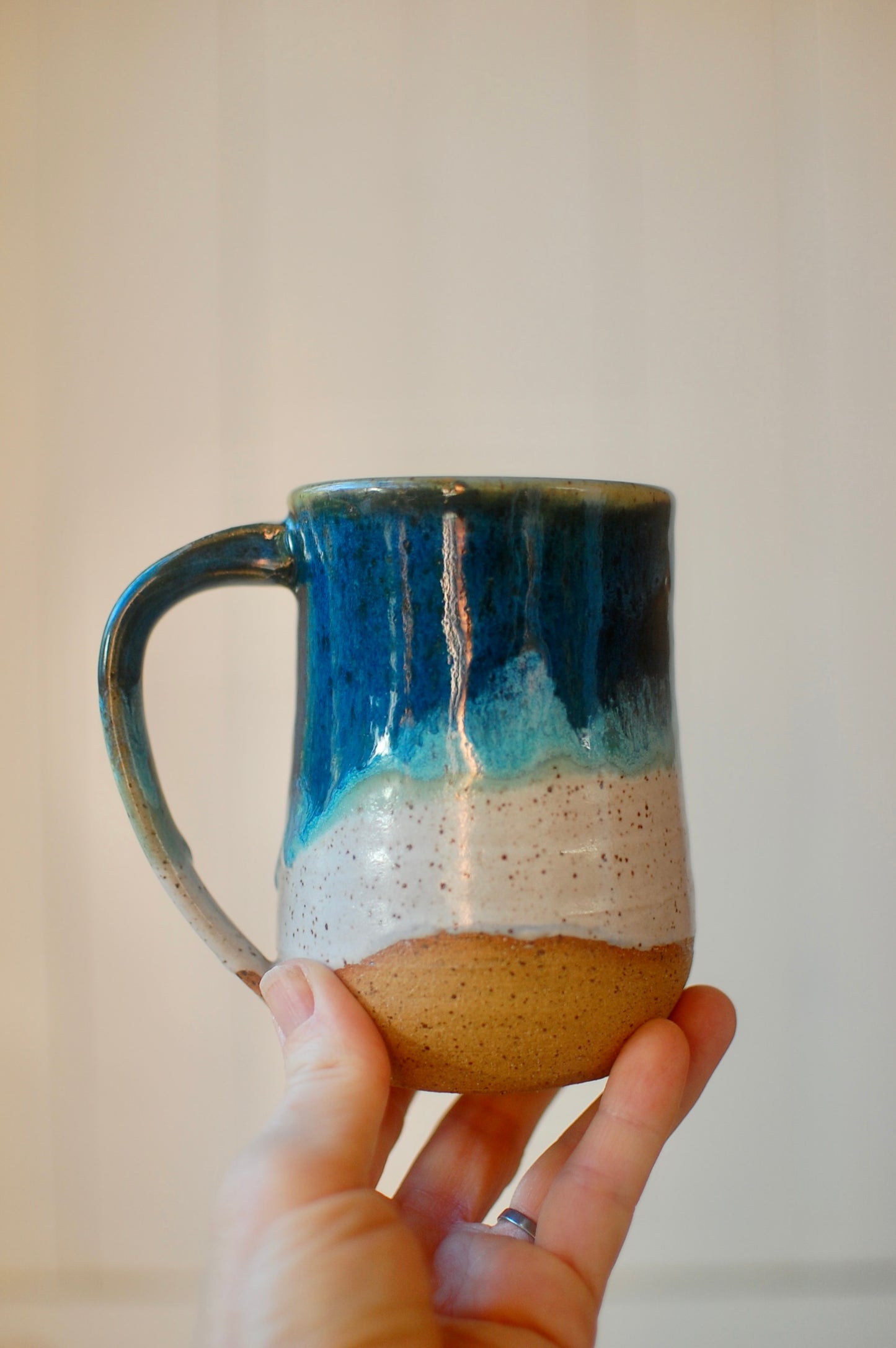 Blue Mug - Handmade Pottery - Pottery Mugs - Ceramics - Handmade Ceramics