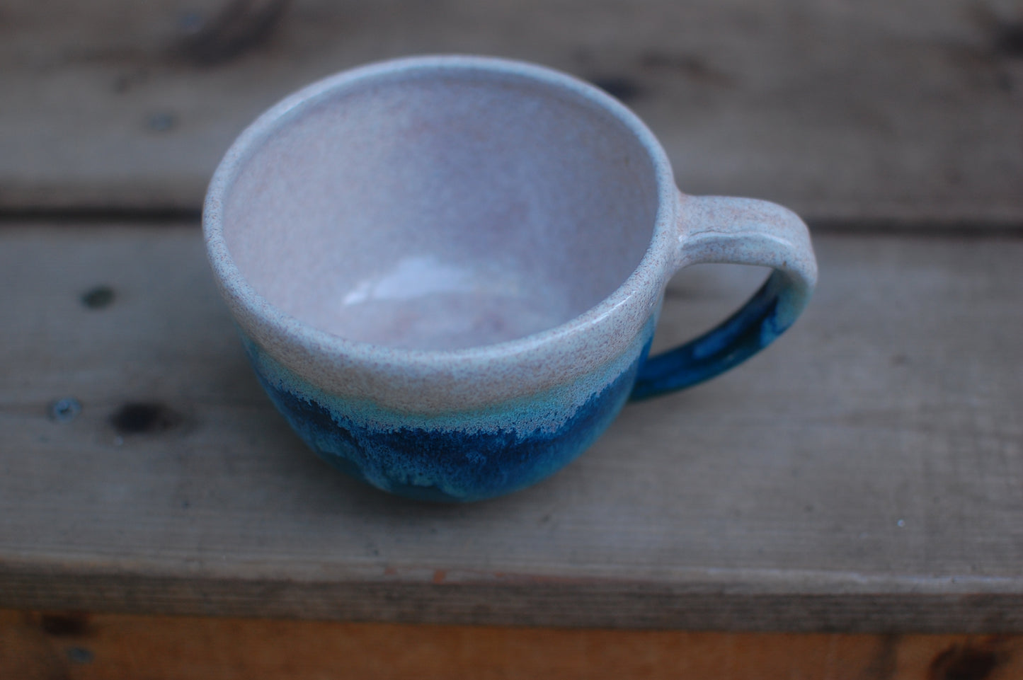 Seaside Latte Bowl - Soup Bowl With Handle - Handmade Pottery - Pottery Mugs - Ceramics - Handmade Ceramics
