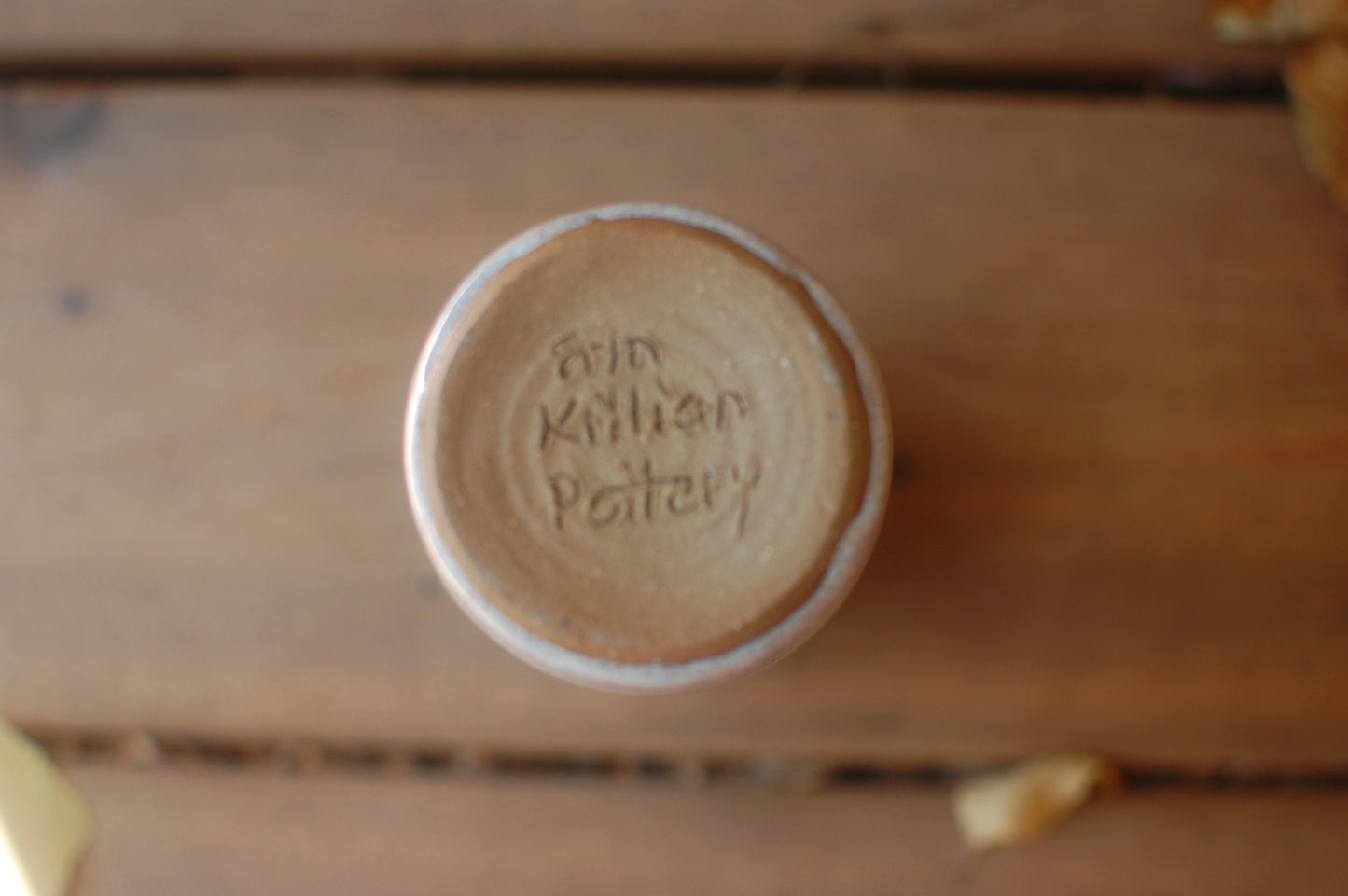 Tall Skinny Green Blue And Oatmeal Vase - Pottery Vase - Handmade Vase - Ceramic Vase