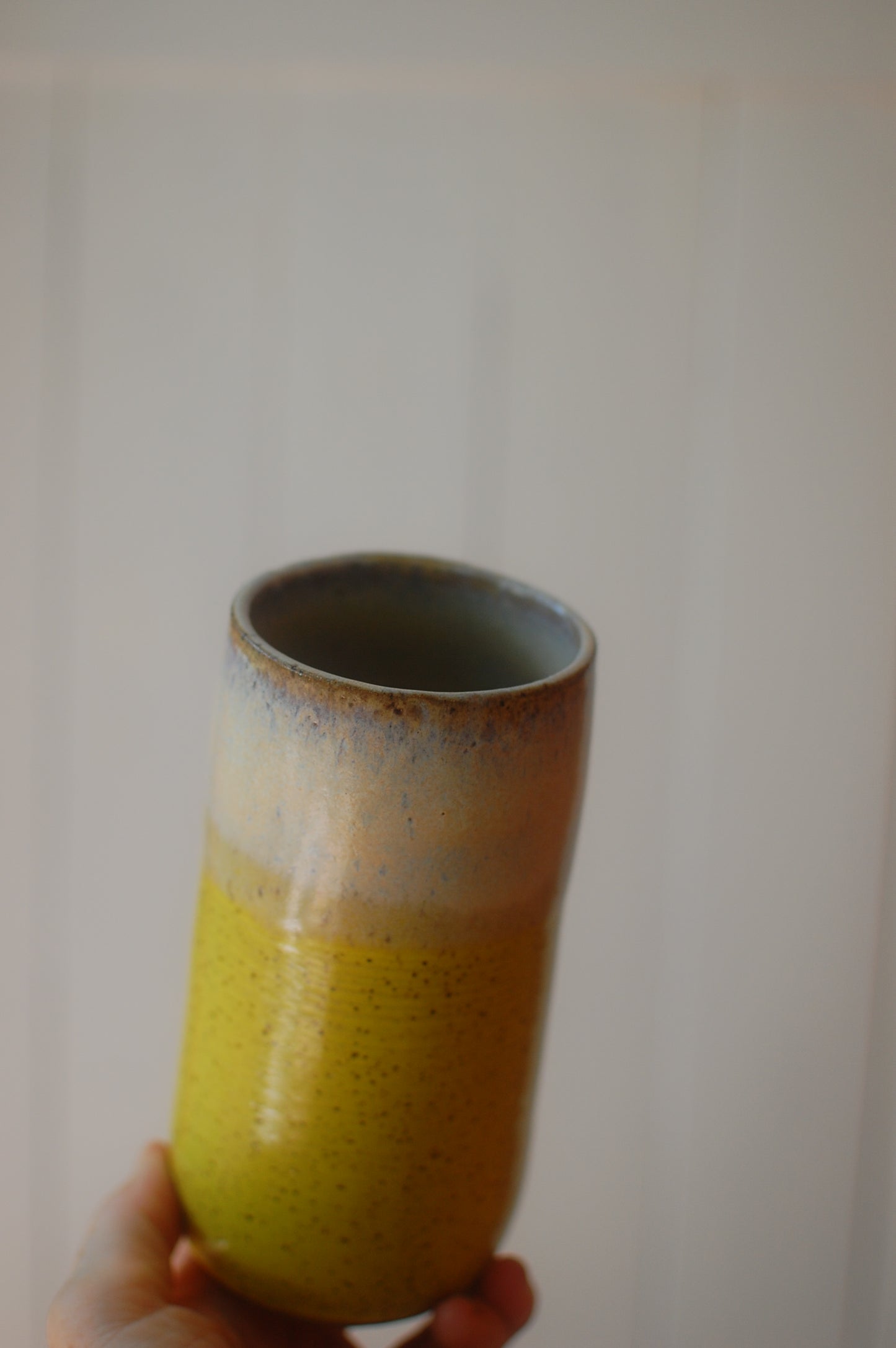 Yellow Vase - Pottery Vase - Handmade Vase - Ceramic Vase