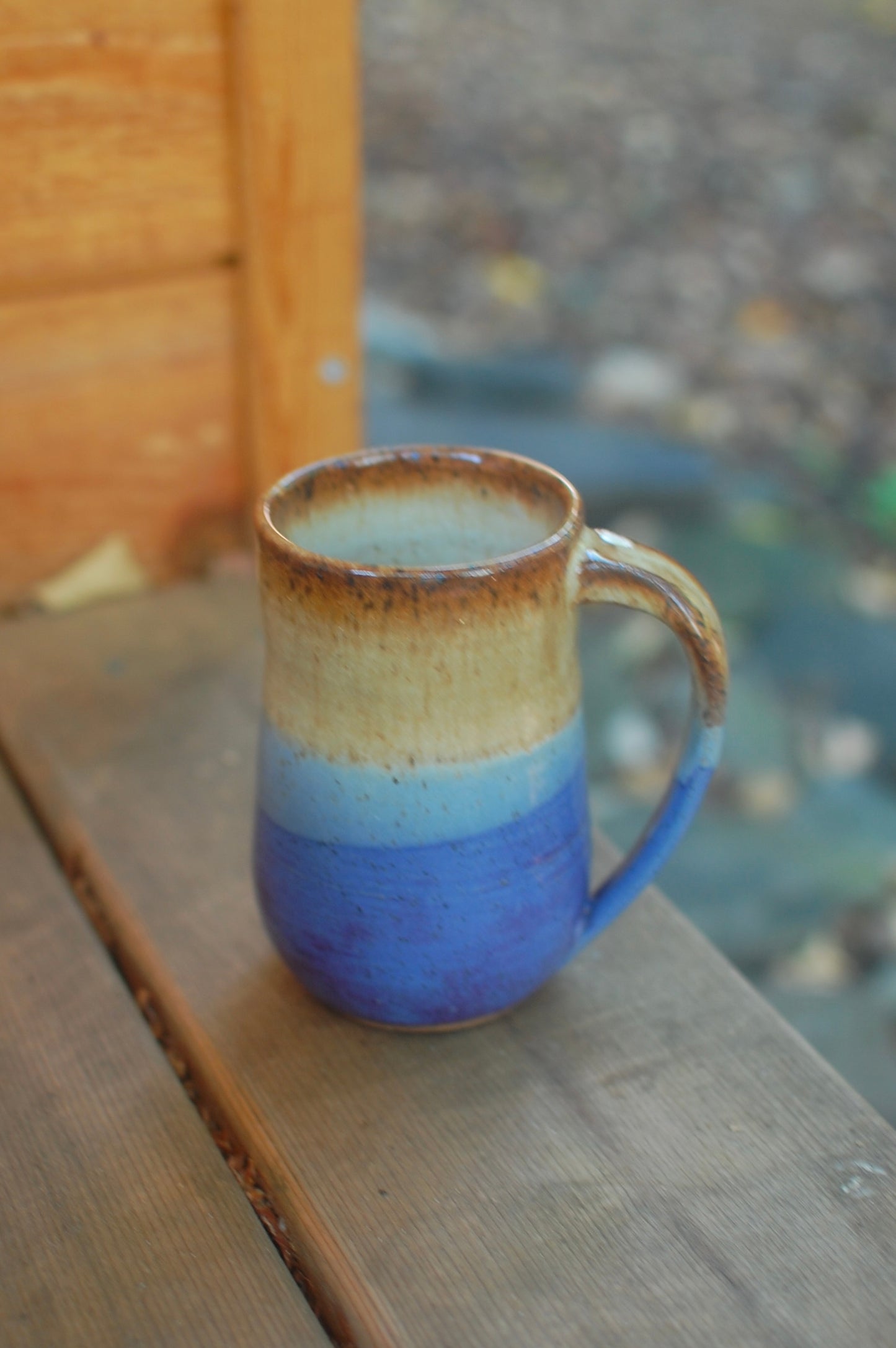 Caramel And Purple Mug - Handmade Pottery - Pottery Mugs - Ceramics - Handmade Ceramics