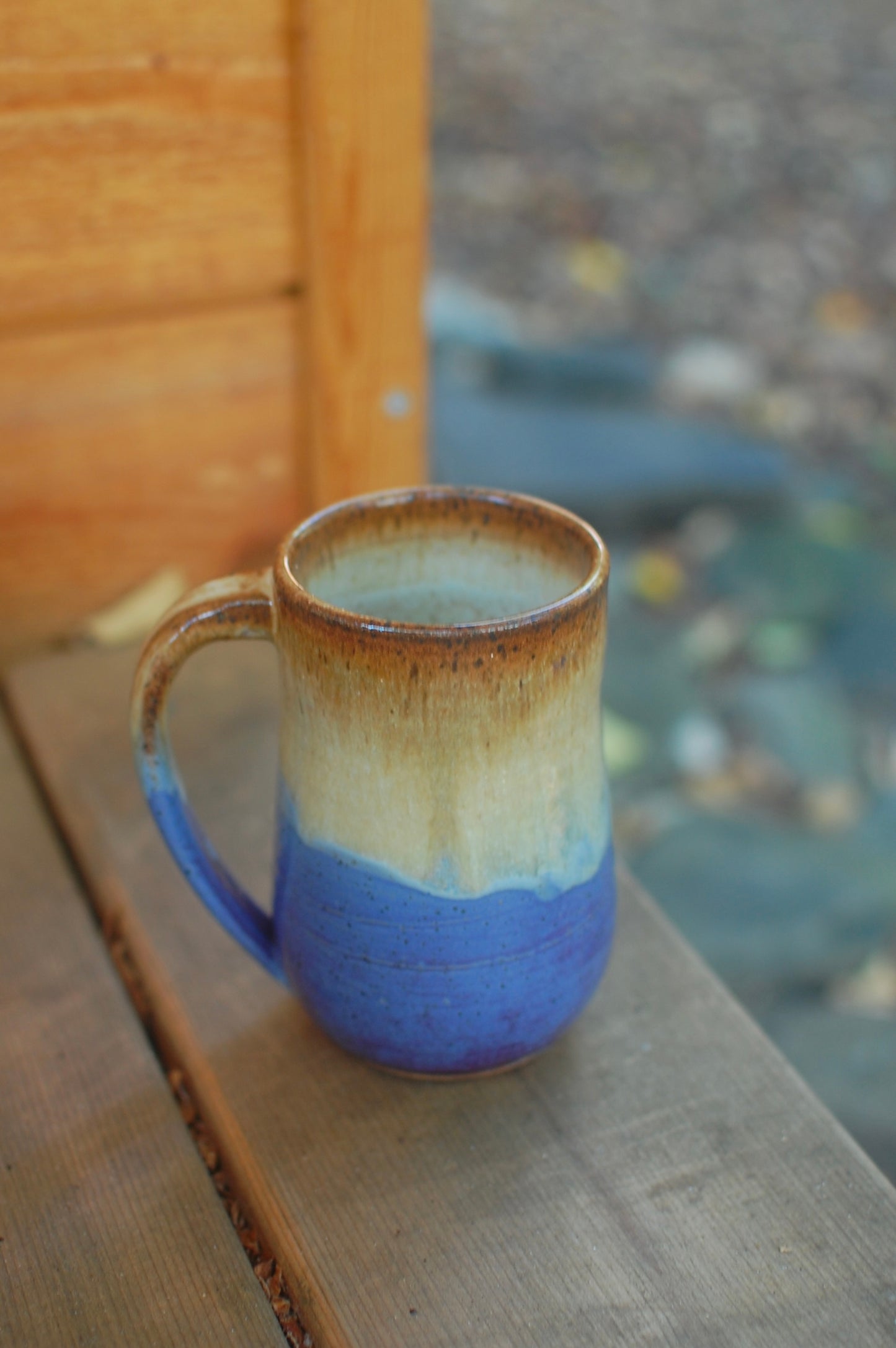 Caramel And Purple Mug - Handmade Pottery - Pottery Mugs - Ceramics - Handmade Ceramics