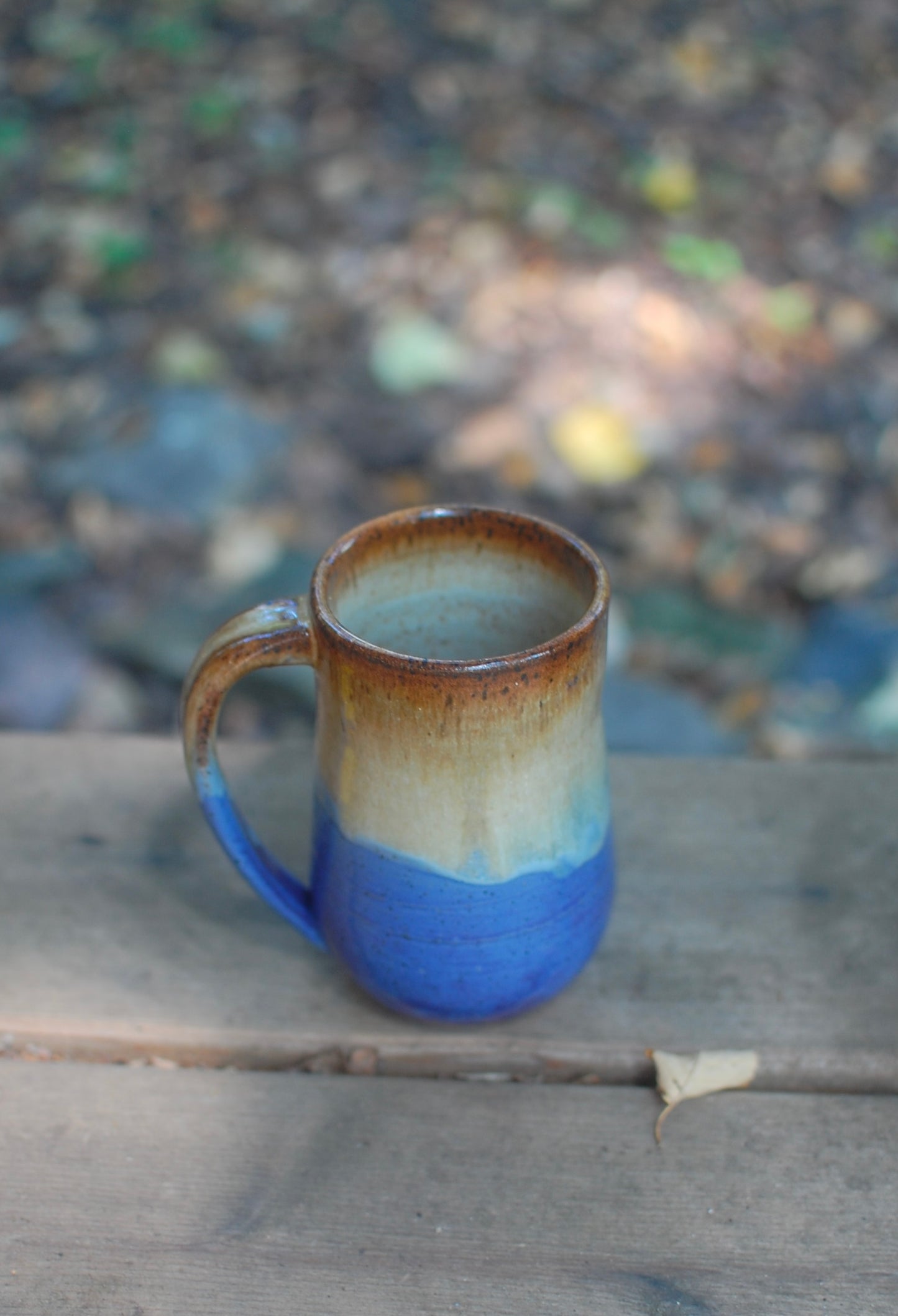 Caramel And Purple Mug - Handmade Pottery - Pottery Mugs - Ceramics - Handmade Ceramics