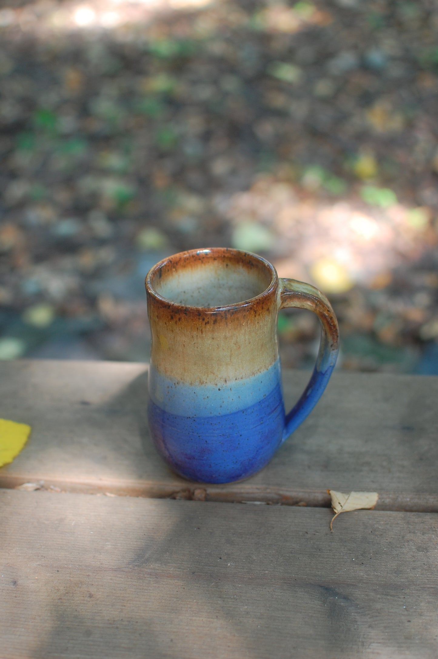 Caramel And Purple Mug - Handmade Pottery - Pottery Mugs - Ceramics - Handmade Ceramics