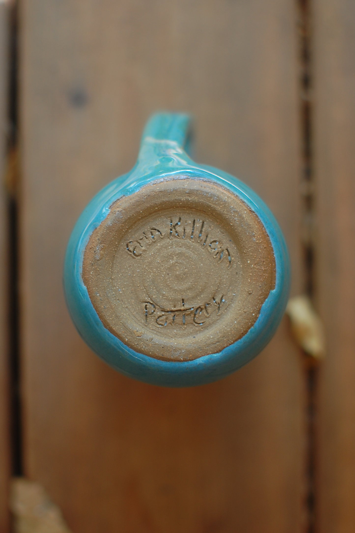 Green And Blue Mug - Handmade Pottery - Pottery Mugs - Ceramics - Handmade Ceramics