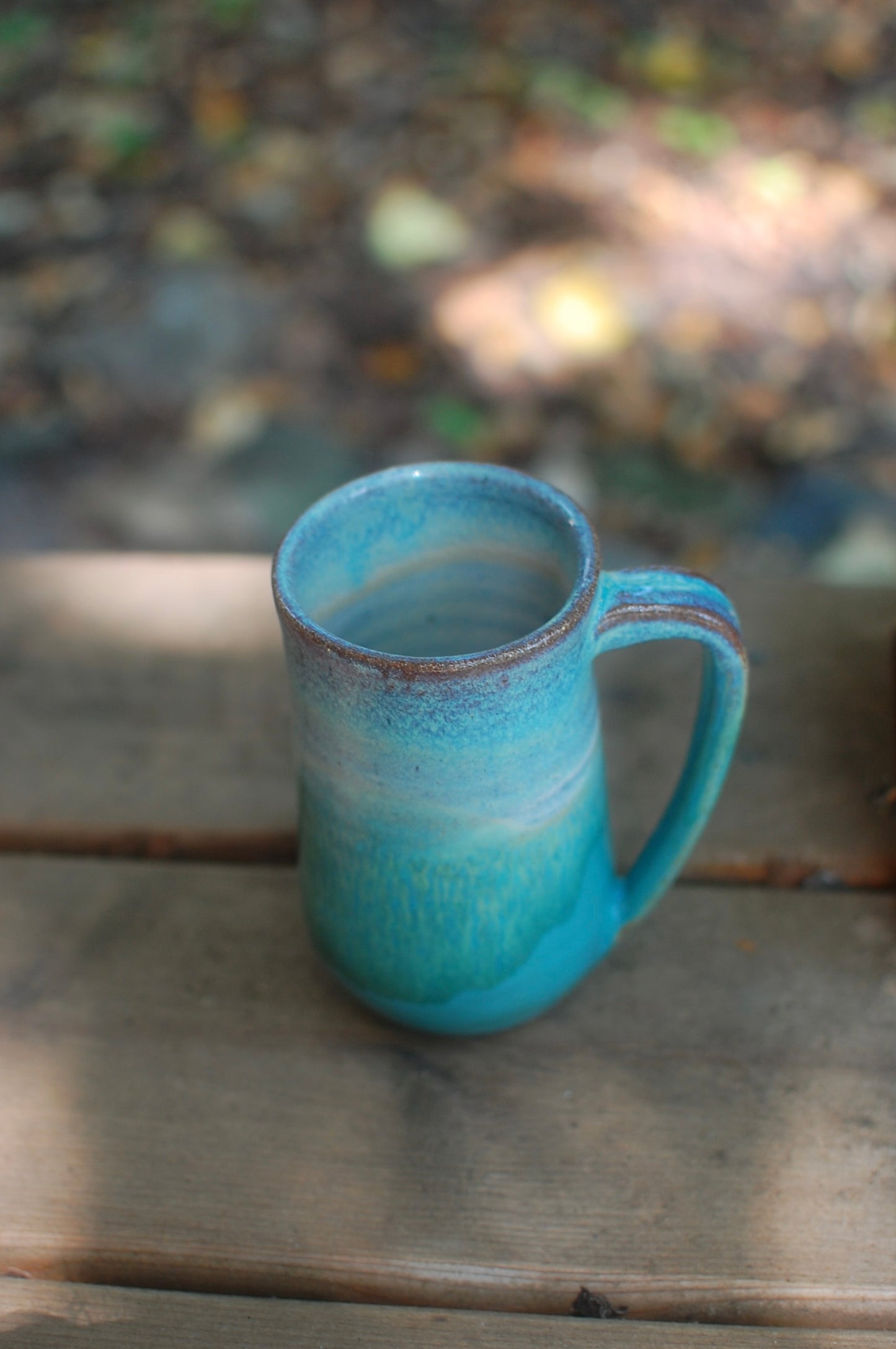 Green And Blue Mug - Handmade Pottery - Pottery Mugs - Ceramics - Handmade Ceramics
