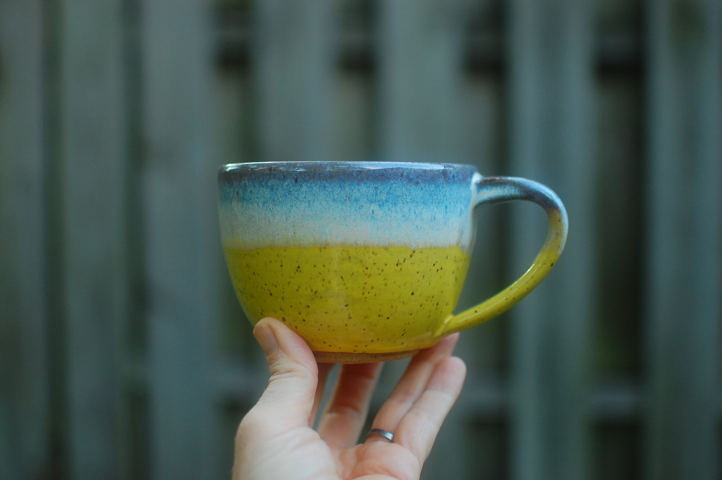 Yellow Latte Bowl - Soup Bowl With Handle - Handmade Pottery - Pottery Mugs - Ceramics - Handmade Ceramics