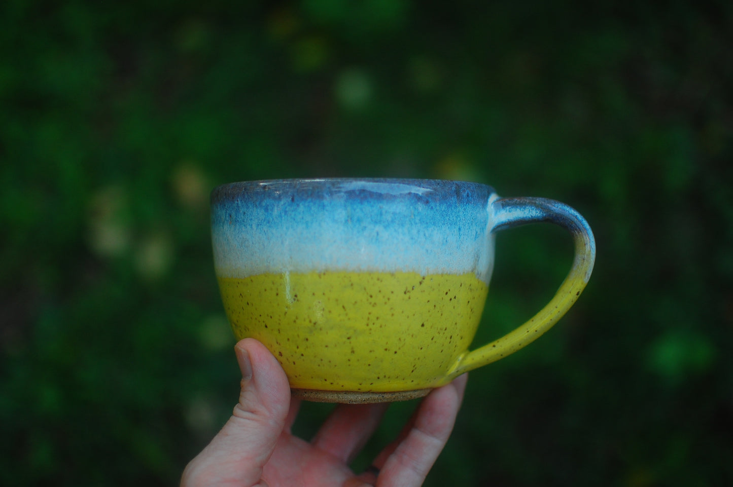 Yellow Latte Bowl - Soup Bowl With Handle - Handmade Pottery - Pottery Mugs - Ceramics - Handmade Ceramics
