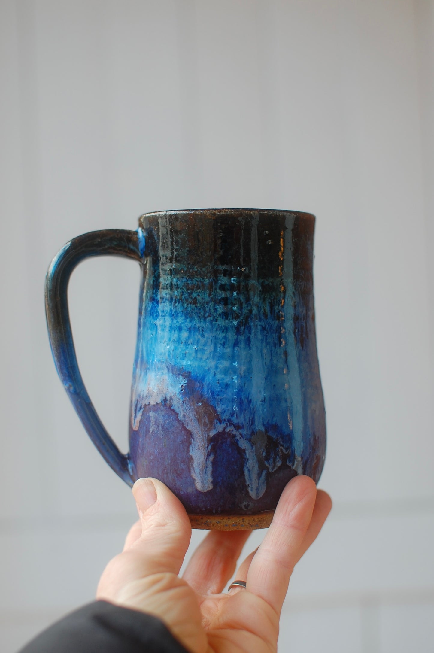 SECOND Blue and Purple Mug - Handmade Pottery - Pottery Mugs - Ceramics - Handmade Ceramics