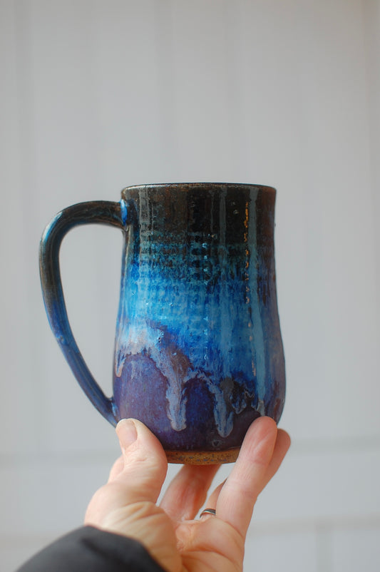SECOND Blue and Purple Mug - Handmade Pottery - Pottery Mugs - Ceramics - Handmade Ceramics