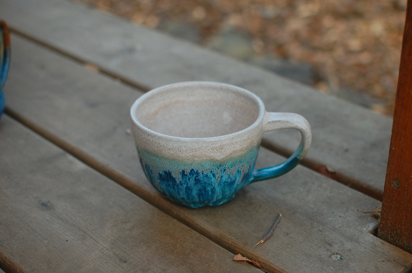 SECOND Seaside Latte Bowl - Soup Bowl With Handle - Handmade Pottery - Pottery Mugs - Ceramics - Handmade Ceramics