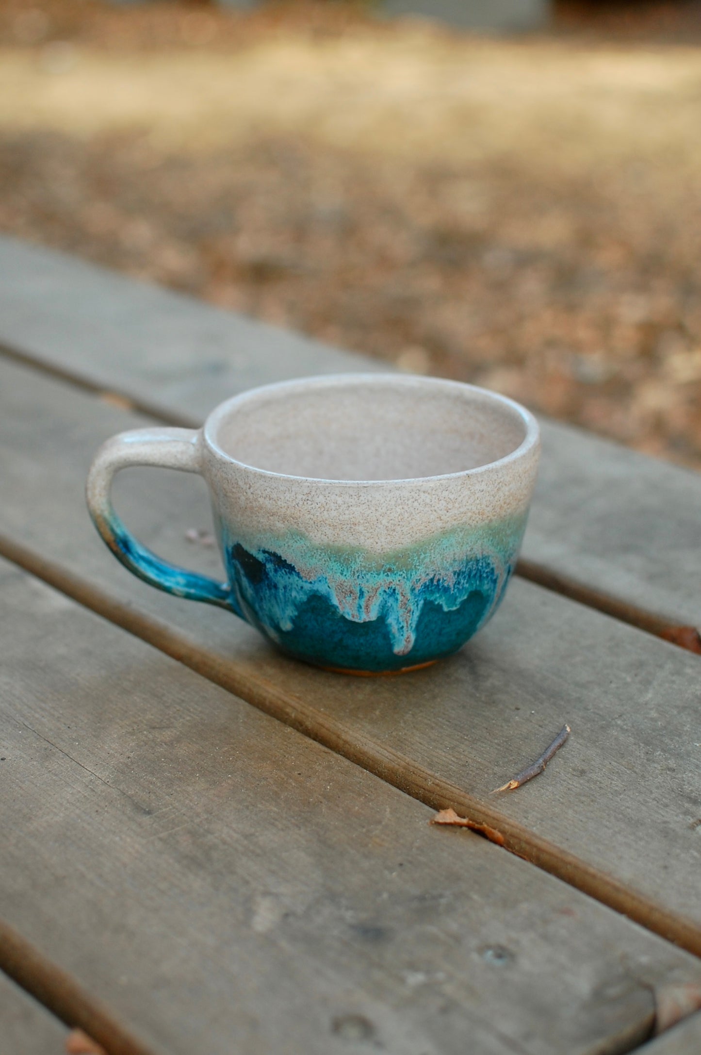 SECOND Seaside Latte Bowl - Soup Bowl With Handle - Handmade Pottery - Pottery Mugs - Ceramics - Handmade Ceramics