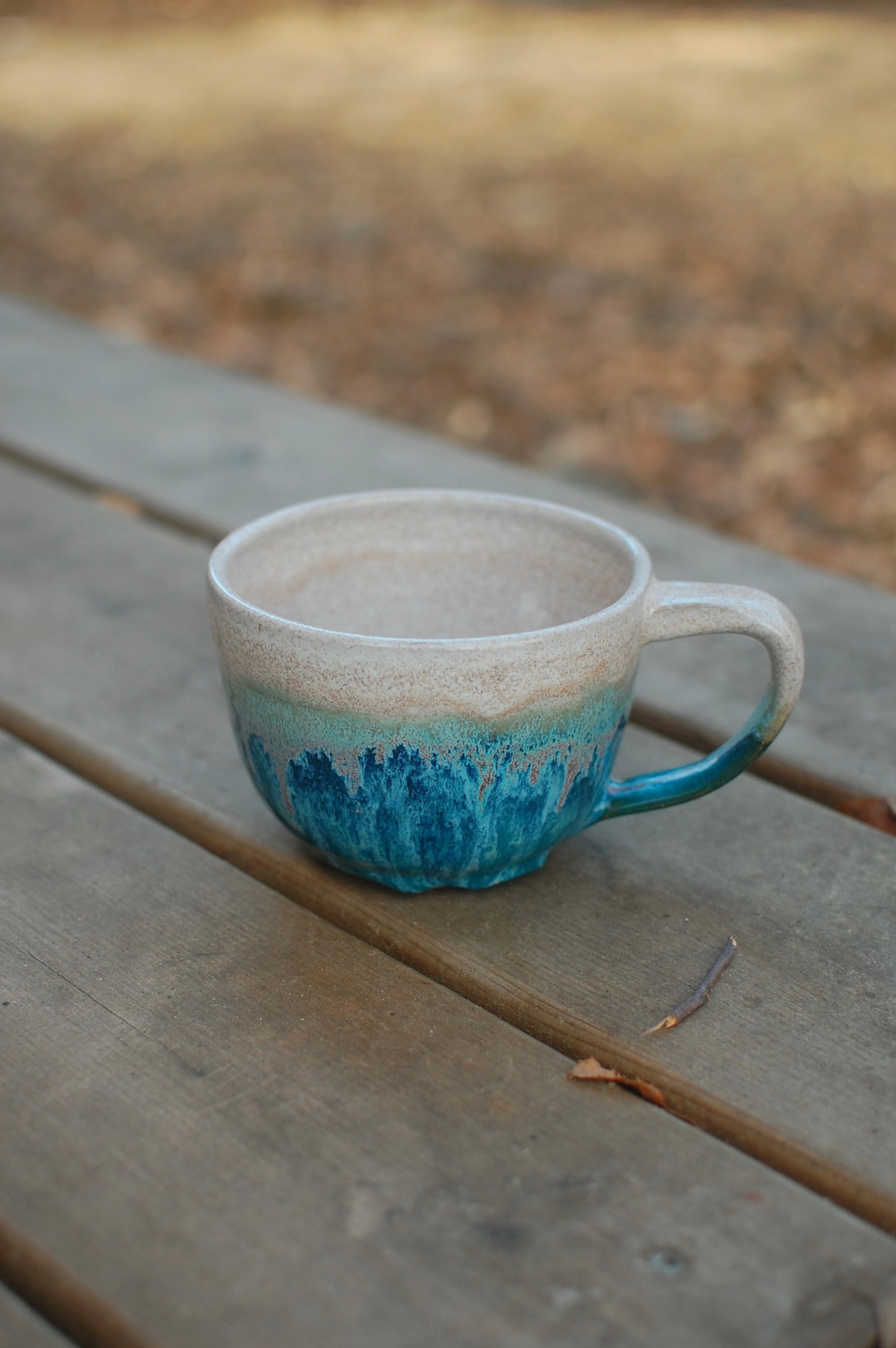 SECOND Seaside Latte Bowl - Soup Bowl With Handle - Handmade Pottery - Pottery Mugs - Ceramics - Handmade Ceramics