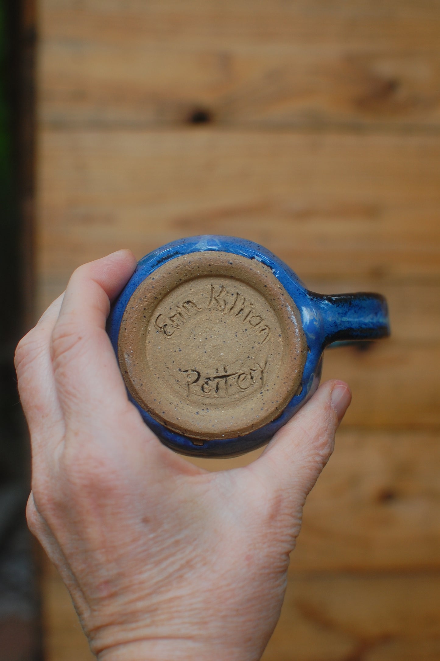 Two Blues Mug - Handmade Pottery - Pottery Mugs - Ceramics - Handmade Ceramics