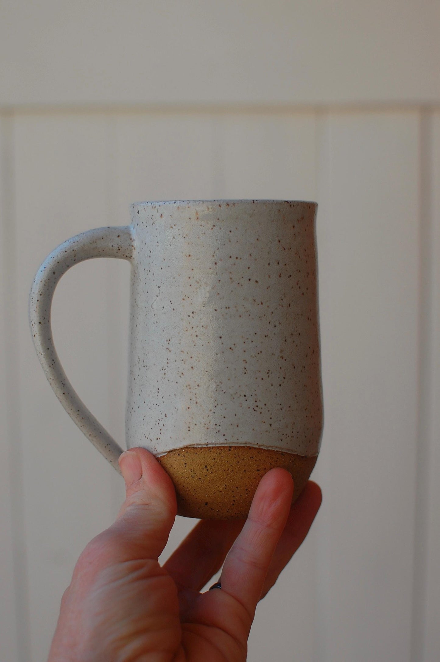 Snowy Pine Tree Mug - White Mug - Handmade Mug - Coffee Mug - Tree Mug